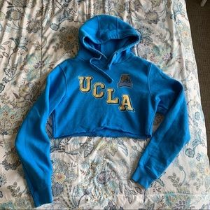 UCLA Blue Cropped Sweater SMALL